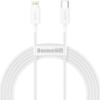 Дата кабель Baseus Superior Series Fast Charging Type-C to Lightning PD 20W (1m) (CATLYS-A) (Білий) - купити в SmartEra.ua