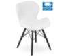Стілець Стар В м'який екошкіра біла