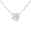Серебряное колье CatalogSilver с фианитами, вес изделия 1,81 гр (2153337) 400450 размер
