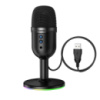 Мікрофон настільний HOCO L25 Bright (USB-A) Black (6942007673792)