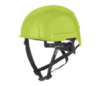 Шолом захисний з ремінцем EN 397 BOLT200 MILWAUKEE Hi-Vis, не вентильований, жовтий