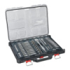 Набір головок торцевих хромованих 1/2''+ 1/4'' PACKOUT MILWAUKEE з тріскачкою (63шт) (арт.4932493804,арт. 4932493477) пластикови