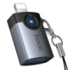 Перехідник Hoco UA46 Victory iP male to USB female adapter (6942007675628)