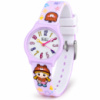 Дитячий годинник Better 012 Bear Purple-White кварцовий з бузковим силіконовим ремінцем