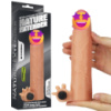 Вібронасадка на член силіконова реалістична, що збільшує довжину та відчуття Add 2« LoveToy