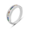 Серебряное кольцо CatalogSilver с фианитами, вес изделия 3,65 гр (2172901) 17 размер