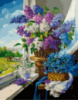 Картина за номерами «Травневі квіти у вікна» 40х50см
