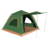 Палатка кемпинговая  3-местная с тентом 235*235*155 см зеленый LU005GR