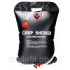 Походный туристический душ 20л 50°C CAMP SHOWER 41x60 см, кемпинговый душ с шнуром и крюком для подверса