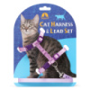 Шлея с поводоком для кошек Taotaopets 176602 Purple