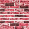 Самоклеящаяся 3D панель 700х700х5мм Клинкер насыщенно красный кирпич (416) SW-00001182