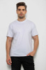 Футболка чоловіча однотонна, колір білий, 238R155