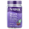 Здоровий сон та відновлення, з мелатоніном, смак вишні, Sleep & Restore, Natrol, 60 жувальних цукерок