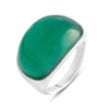 Серебряное кольцо CatalogSilver с кошачьим глазом 17.925ct, вес изделия 7,28 гр (2107569) 17 размер