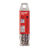 Свердло по металу HSS-G MILWAUKEE DIN1897, діаметр 4,0х55х22мм, скорочене, (10шт), пластикова коробка