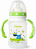 Бутылочка детская для кормления Fissman Babies «Ослик на лужайке» 240мл с ручками