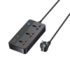 Мережевий подовжувач  «REMAX Kiddy Series (1.5 m) 20W 3A1C 3-outlet Power Strip RP-U153» EU-Black (6954851237235)