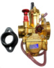Карбюратор   4T CB/CG   PWK 30 с переходником на  МТ , Урал , ИЖ , Минск  ручной подсос + жиклёры + игла (золотой) VDK (N-290876)