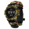 Чоловічий тактичний годинник Skmei 1384NCMAG Camo Green з компасом та паракордовим ремінцем