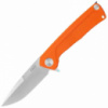 Нож Acta Non Verba Z100 Mk.II (stonewash, liner lock, plain), оранжевый