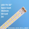 LED підсвітка TV 32« 50LED 3V 362mm LJ64-02590A L32P21BD STS320A08_50LED_REV.6_100427 2шт.