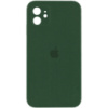 Чохол Silicone Case Square Full Camera Protective (AA) для Apple iPhone 11 (6.1«), Зелений / Cyprus Green - купити в SmartEra.ua