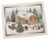 Серветка-підкладка під тарілку гобеленова «Різдво в Карпатах» 37х49 см