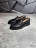 Лоферы Кожаные мужские LORO PIANA Premium BLACK! Туфли мужские Лоферы чёрные! Натуральна КОЖА!