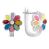 Серебряные серьги CatalogSilver с емаллю (2176275)