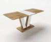Стол обеденный раскладной Fusion furniture Торин Дуб аппалачи/Белый