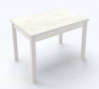 Стол обеденный раскладной Fusion furniture Марсель 1100 Белый/Белое дерево