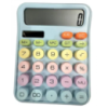 Офисный разноцветный калькулятор Karuida KK 2280 Голубой