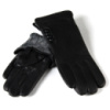 PODIUM Перчатка Женская кожа Holms 16-1 black махра Распродажа