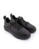 Жіночі чорні кросівки на шнурівці