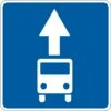 Информационно-указательный знак 5.11(Полоса для движeния маршрутных транспортных средств)