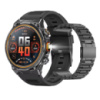 Розумний годинник Modfit Track Pro Black з металевим браслетом, IPS дисплеєм та захистом IP68