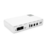 ИБП для роутера Merlion MINI DC1018P, 18W, Output: USB-5V, DC-5V/9V/12V, POE-15/24V, 1/2A, Li-ion 10400mAh, 160х105х32мм, 385 грам, White, BOX