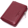 Практичний гаманець для жінок із натуральної шкіри 722450 Бордовий