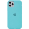 Чохол Silicone Case Full Protective (AA) для Apple iPhone 11 Pro (5.8«») (Бірюзовий / Marine Green) - купити в SmartEra.ua
