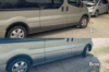 Боковые трубы BB002 Черные (2 шт., Нержавейка) 60 мм, длинная база для Renault Trafic 2001-2015 гг