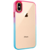 Чохол TPU+PC Fresh sip series для Apple iPhone XS Max (6.5«») Бірюзовий / Рожевий - купити в SmartEra.ua