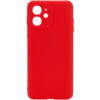 Силіконовий чохол Candy Full Camera Для Apple iPhone 12 (Червоний / Red ) - купити в SmartEra.ua