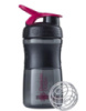 Шейкер спортивний (пляшка) BlenderBottle SportMixer Flip 20oz/590ml Black/Pink