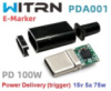 Power Delivery (PD) Trigger триггер 14v-15v 5a 75w +корпус (WITRN PDA001 V12) (A class) 1 день гар.