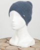 Жіноча зимова синя шапка