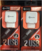 СЗУ 2USB для IPHONE + кабель USB Lightibg Soloffer 2013 out 2,4A