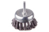 Щетка торцевая на дрель Intertool 75 мм плетеная стержень 6 мм (BT-3075)
