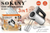 Міксер ручний електричний 3в1 SOKANY SK-02017, 800Вт