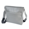 Lucherino 718 СІРА - фабрична сумка високої якості з двома великими вмісткими кишенями
