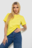 Футболка жіноча однотонна, колір жовтий, 238R111